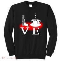 Love Coffee And Guns Sweatshirt thumb 0