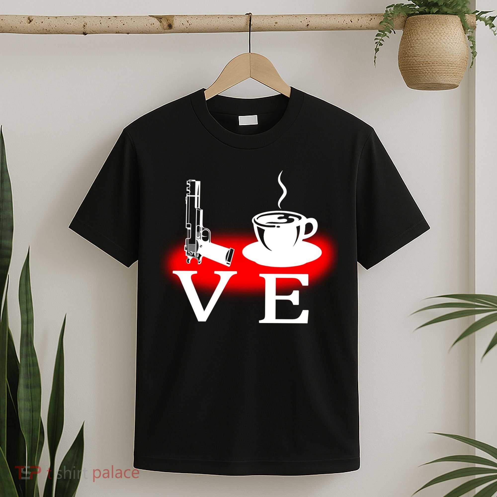 Love Coffee And Guns T-Shirt