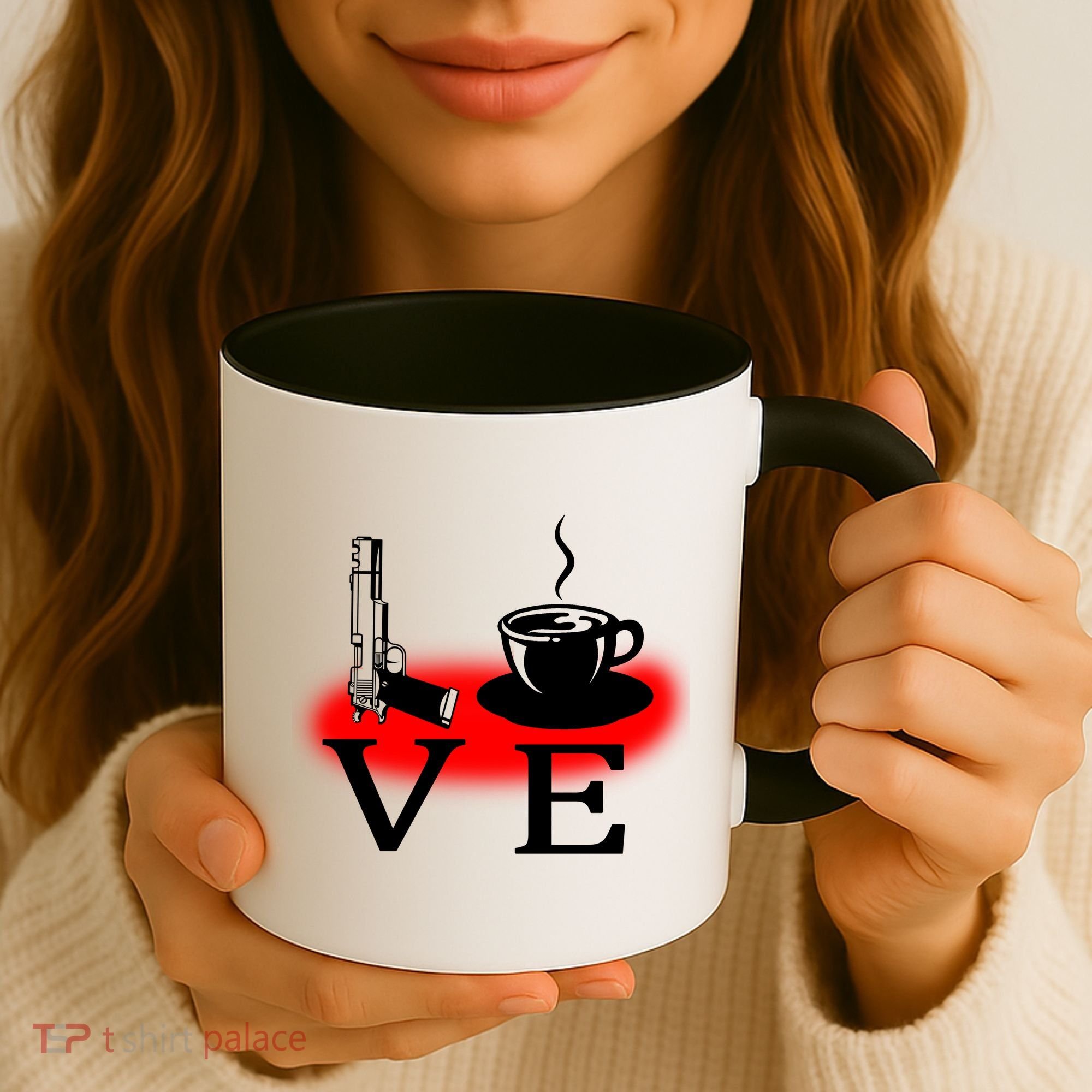 Love Coffee And Guns Coffee Mug