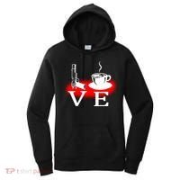Love Coffee And Guns Women's Hoodie thumb 0