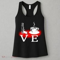 Love Coffee And Guns Women's Tank Top thumb 3