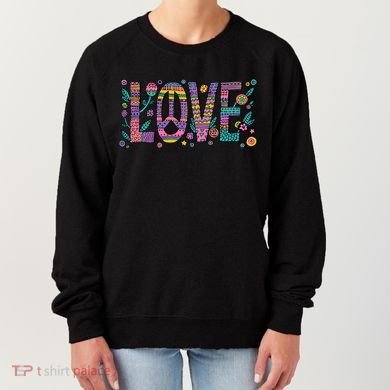 Love Crazy Wild Pattern Women's Sweatshirt