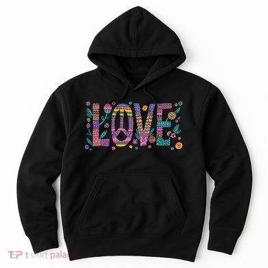Love Crazy Wild Pattern Hoodie