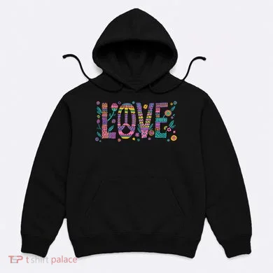 Love Crazy Wild Pattern Hoodie