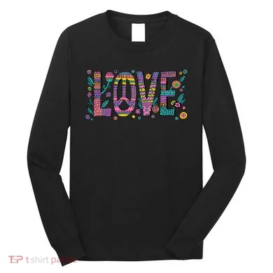 Love Crazy Wild Pattern Long Sleeve Shirt