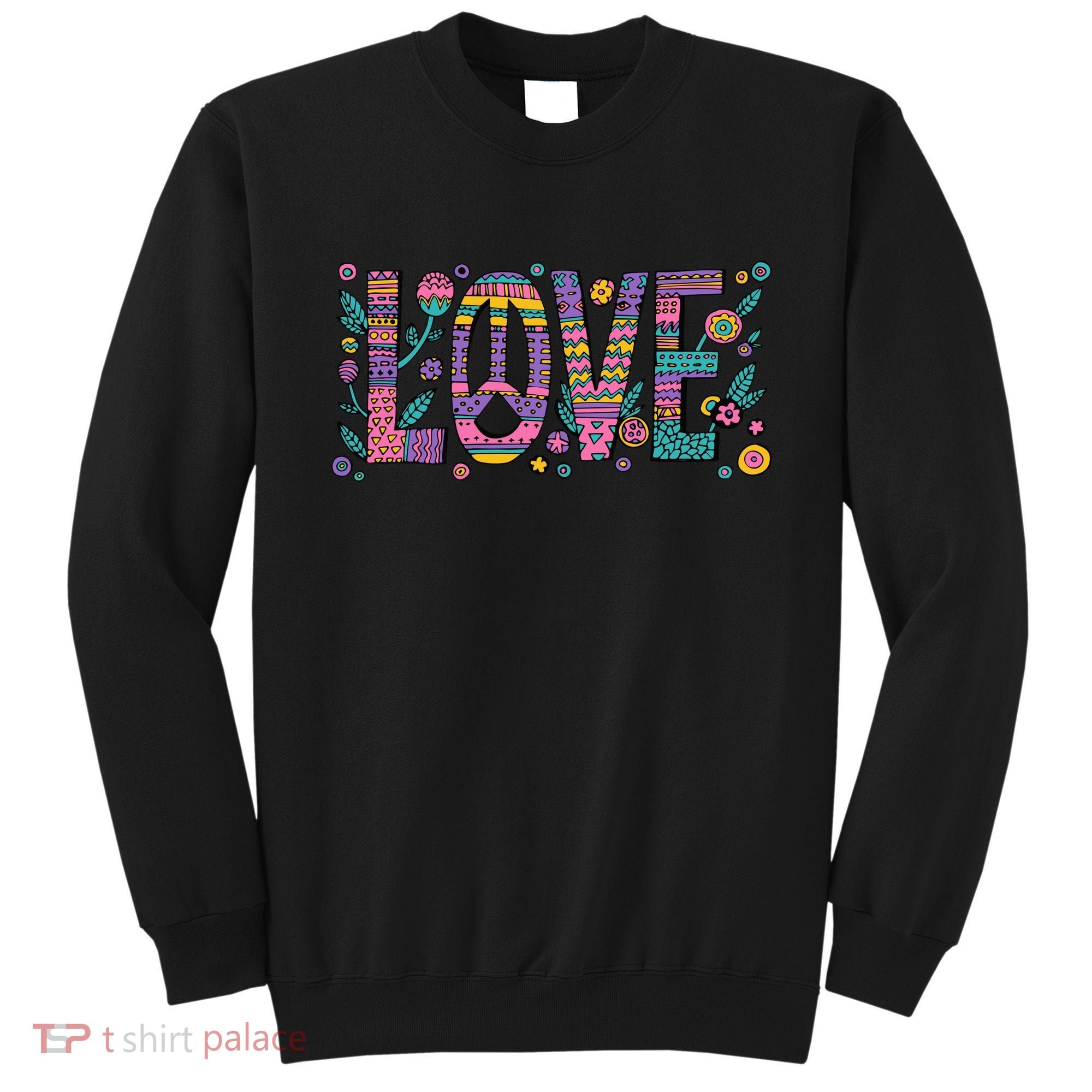 Love Crazy Wild Pattern Sweatshirt