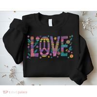 Love Crazy Wild Pattern Sweatshirt thumb 2