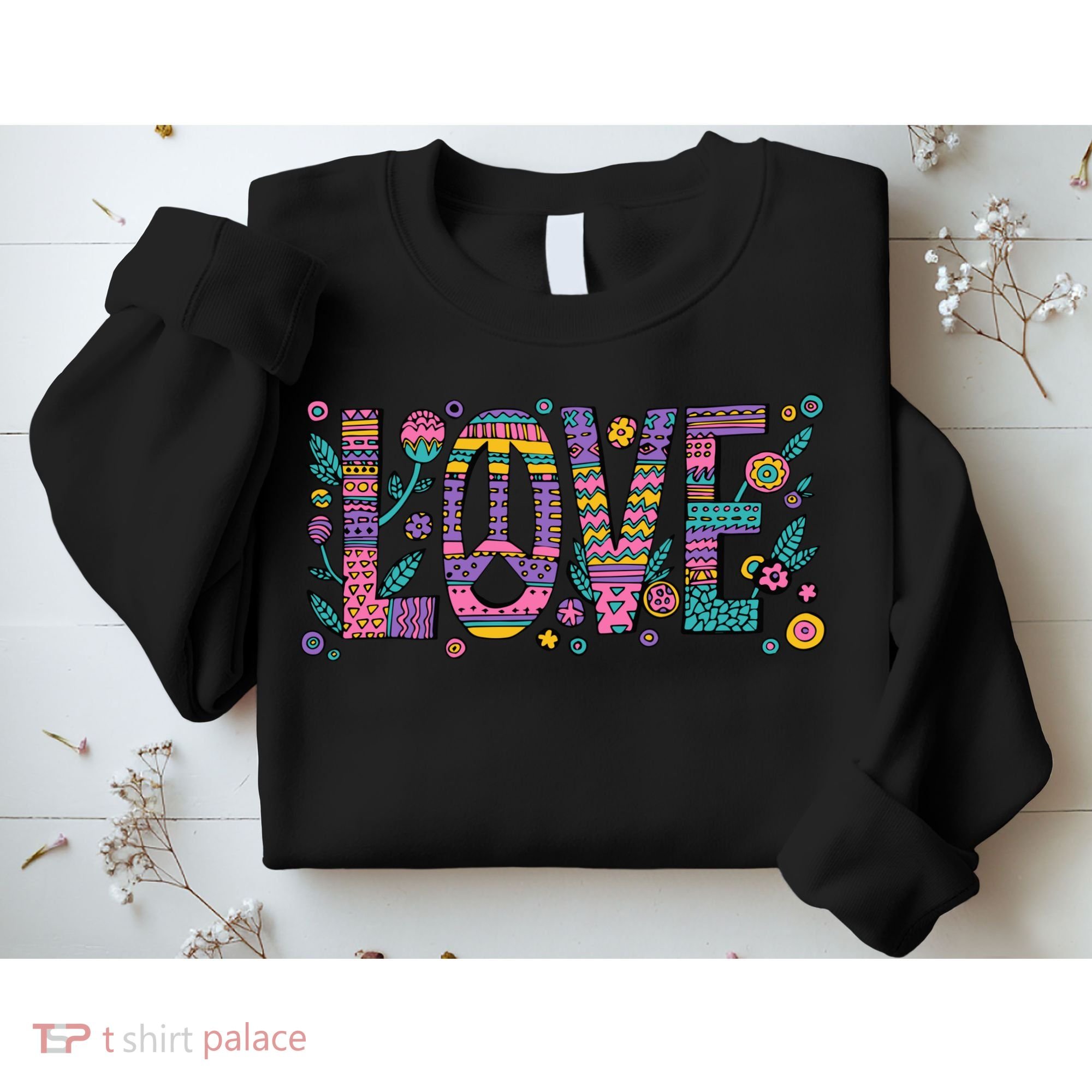 Love Crazy Wild Pattern Sweatshirt
