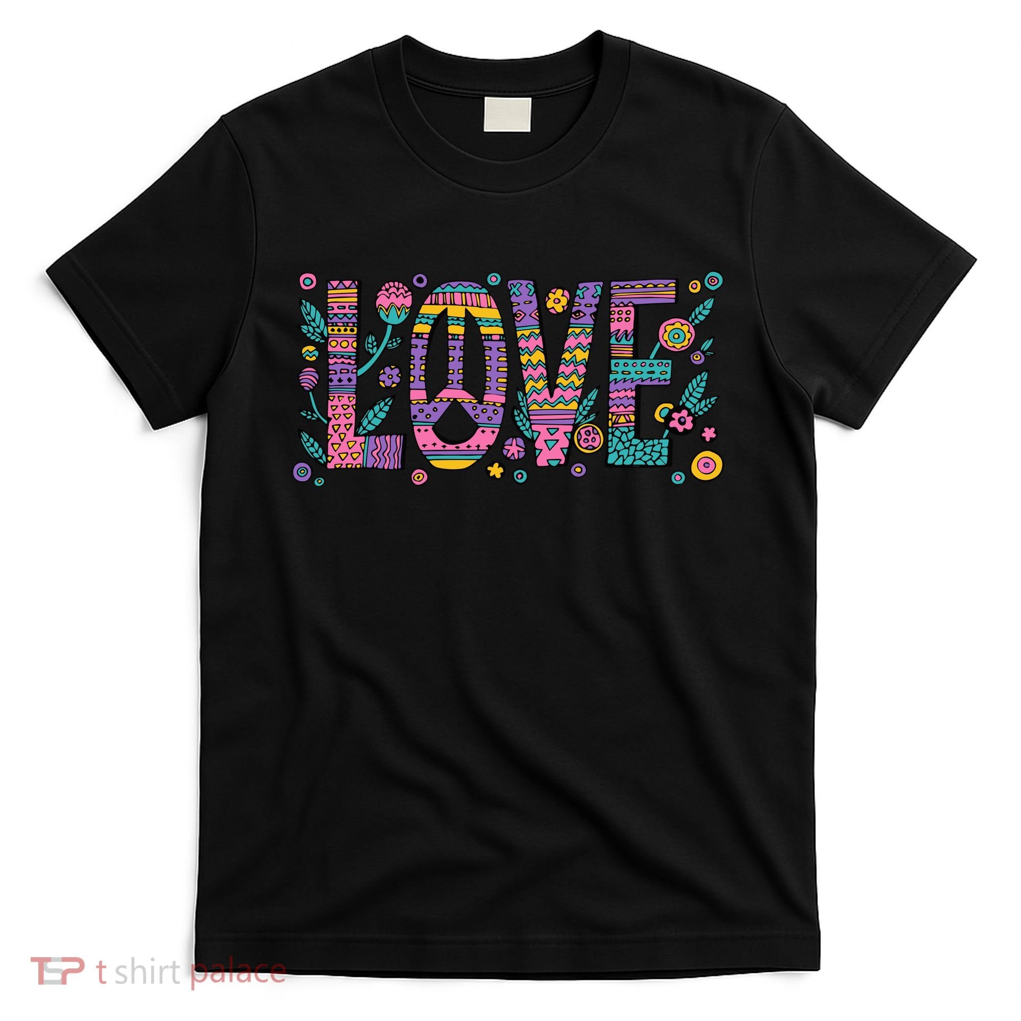 Love Crazy Wild Pattern T-Shirt