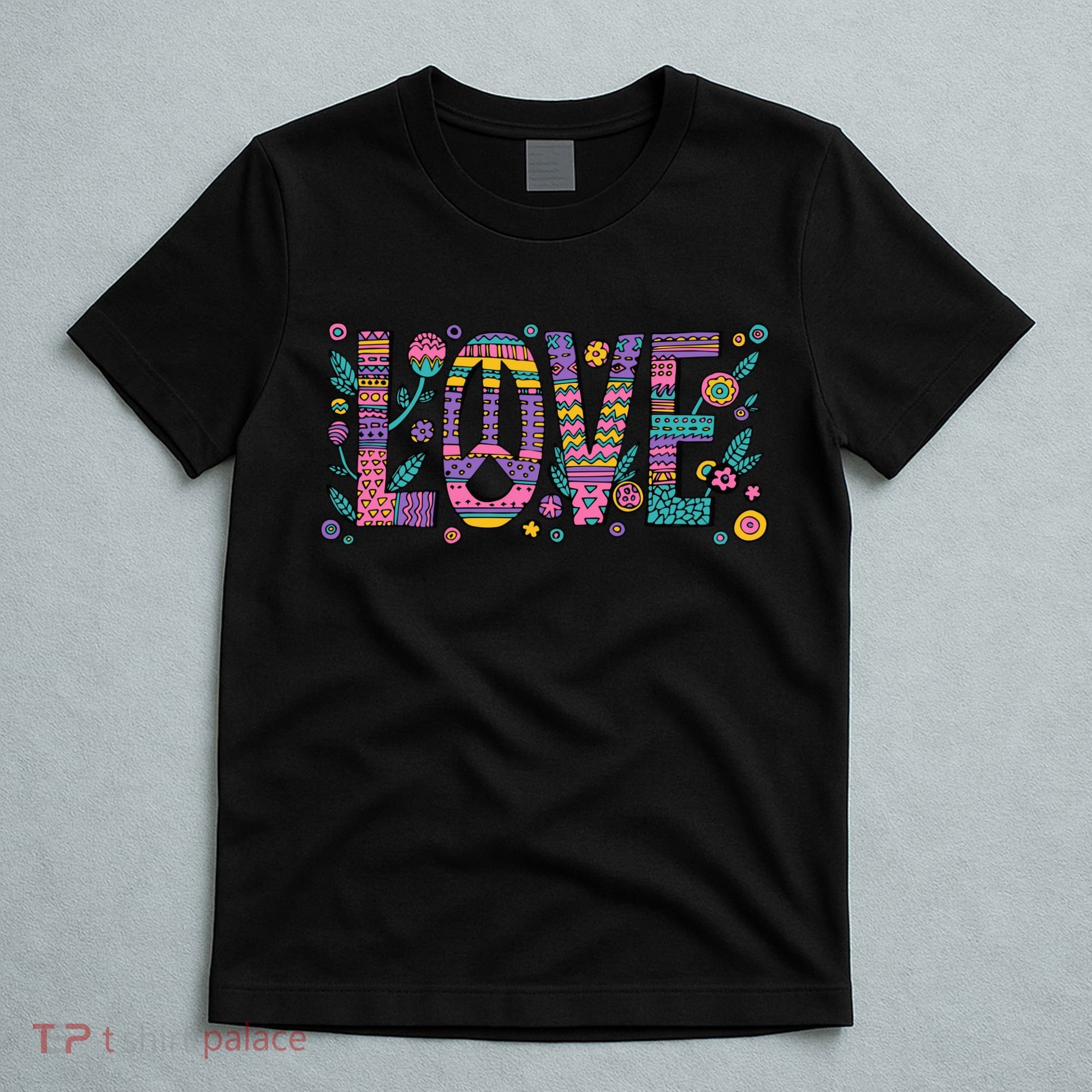 Love Crazy Wild Pattern T-Shirt