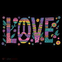 Love Crazy Wild Pattern Button thumb 1