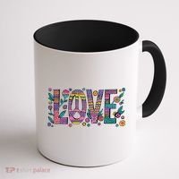 Love Crazy Wild Pattern Coffee Mug thumb 1