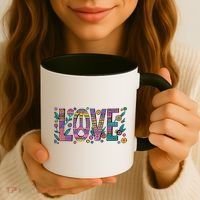 Love Crazy Wild Pattern Coffee Mug thumb 3
