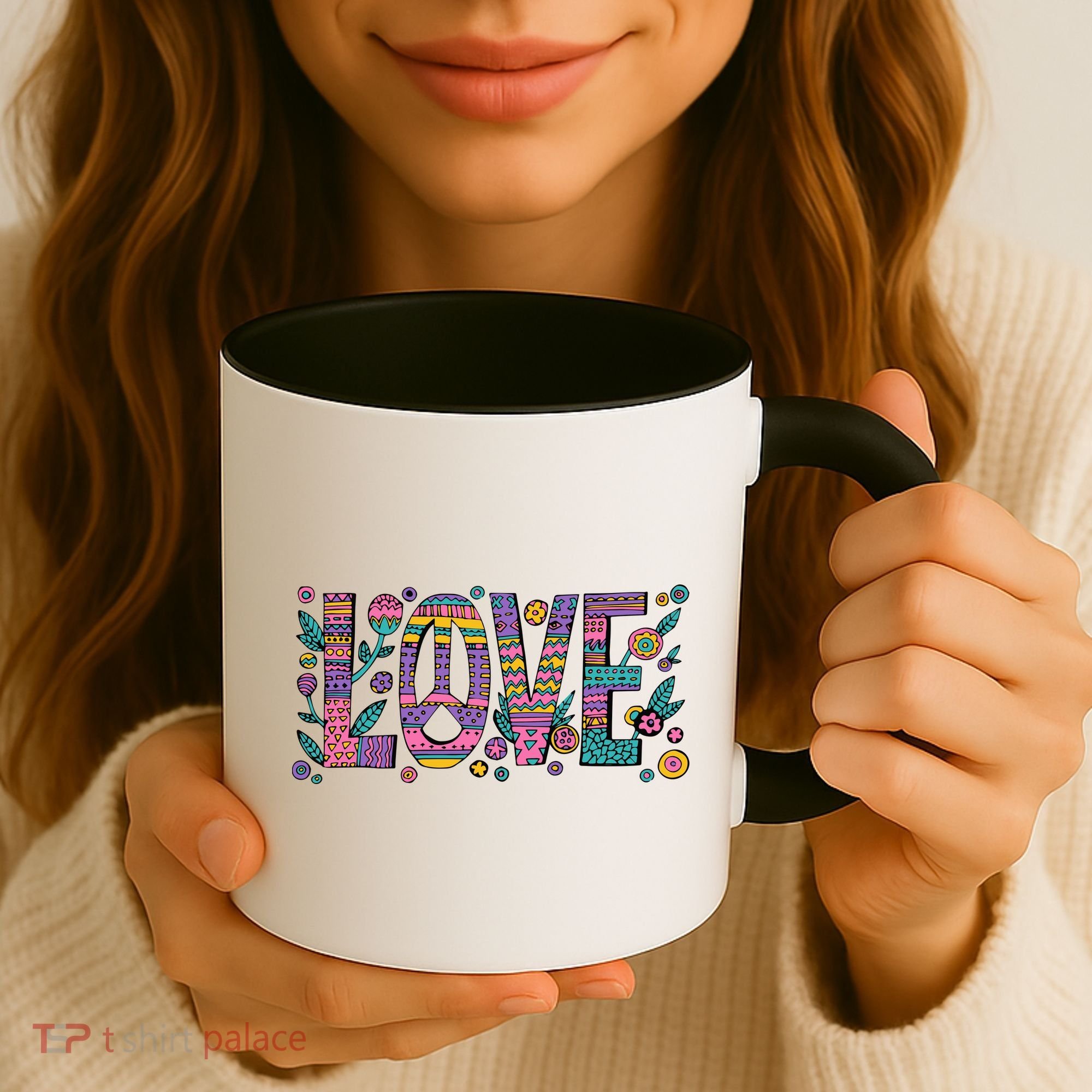 Love Crazy Wild Pattern Coffee Mug