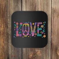 Love Crazy Wild Pattern Coaster thumb 0