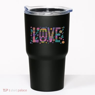 Love Crazy Wild Pattern Tumbler