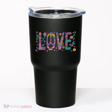 Love Crazy Wild Pattern Tumbler