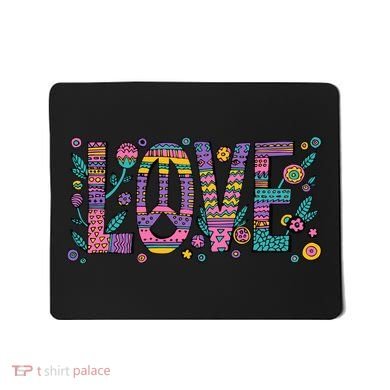 Love Crazy Wild Pattern Mousepad