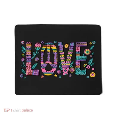Love Crazy Wild Pattern Mousepad