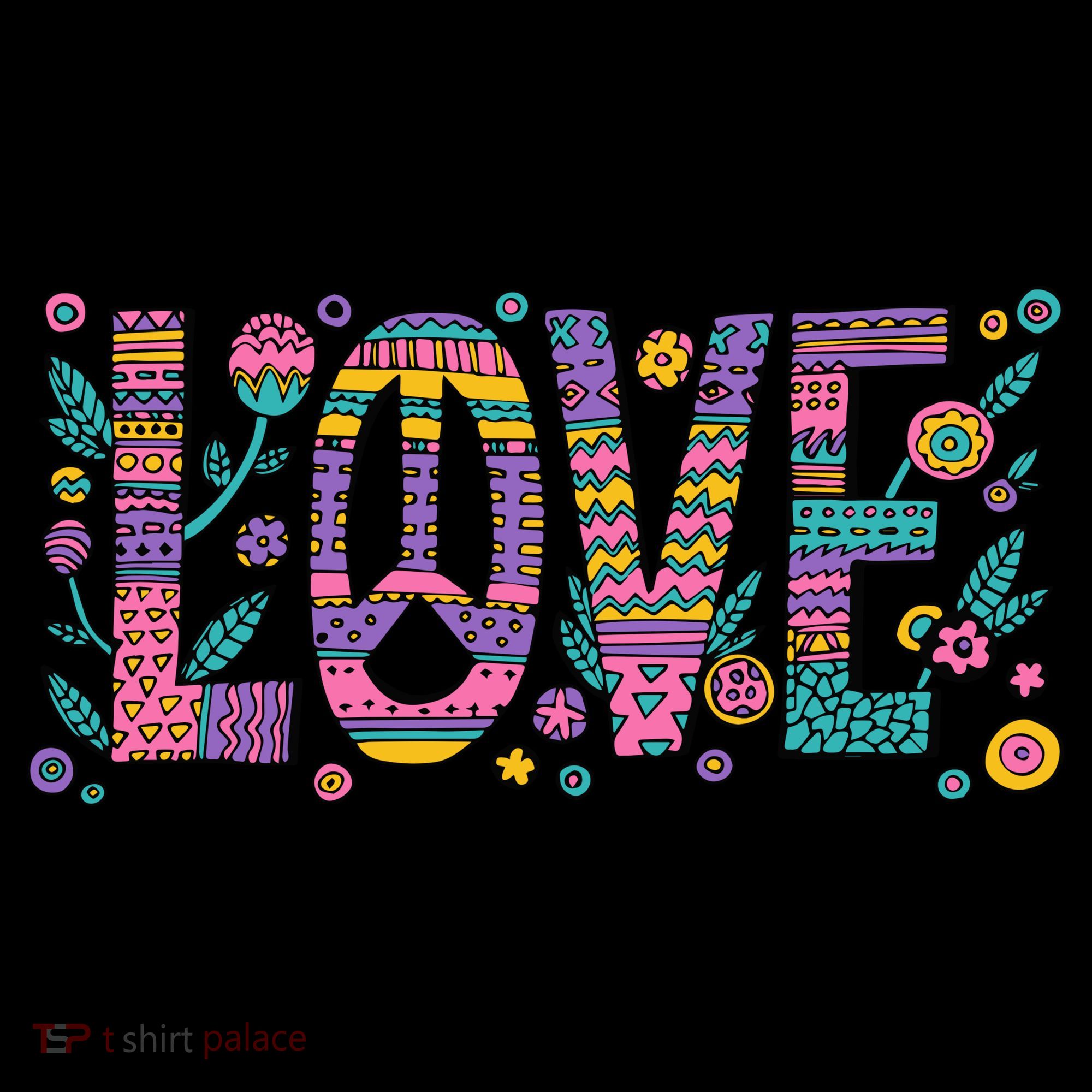 Love Crazy Wild Pattern Mousepad