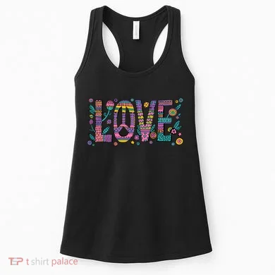 Love Crazy Wild Pattern Women's Tank Top