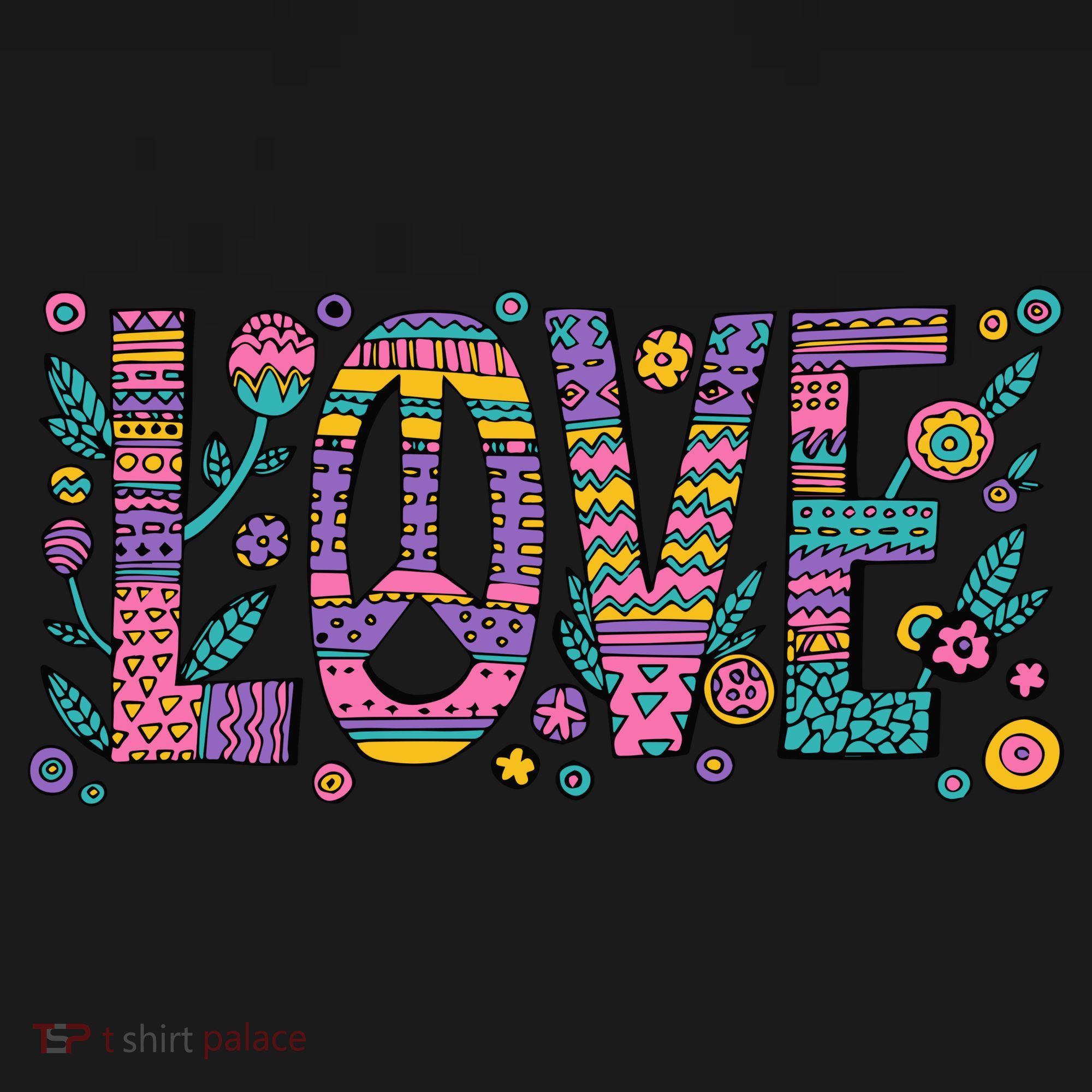 Love Crazy Wild Pattern Tank Top