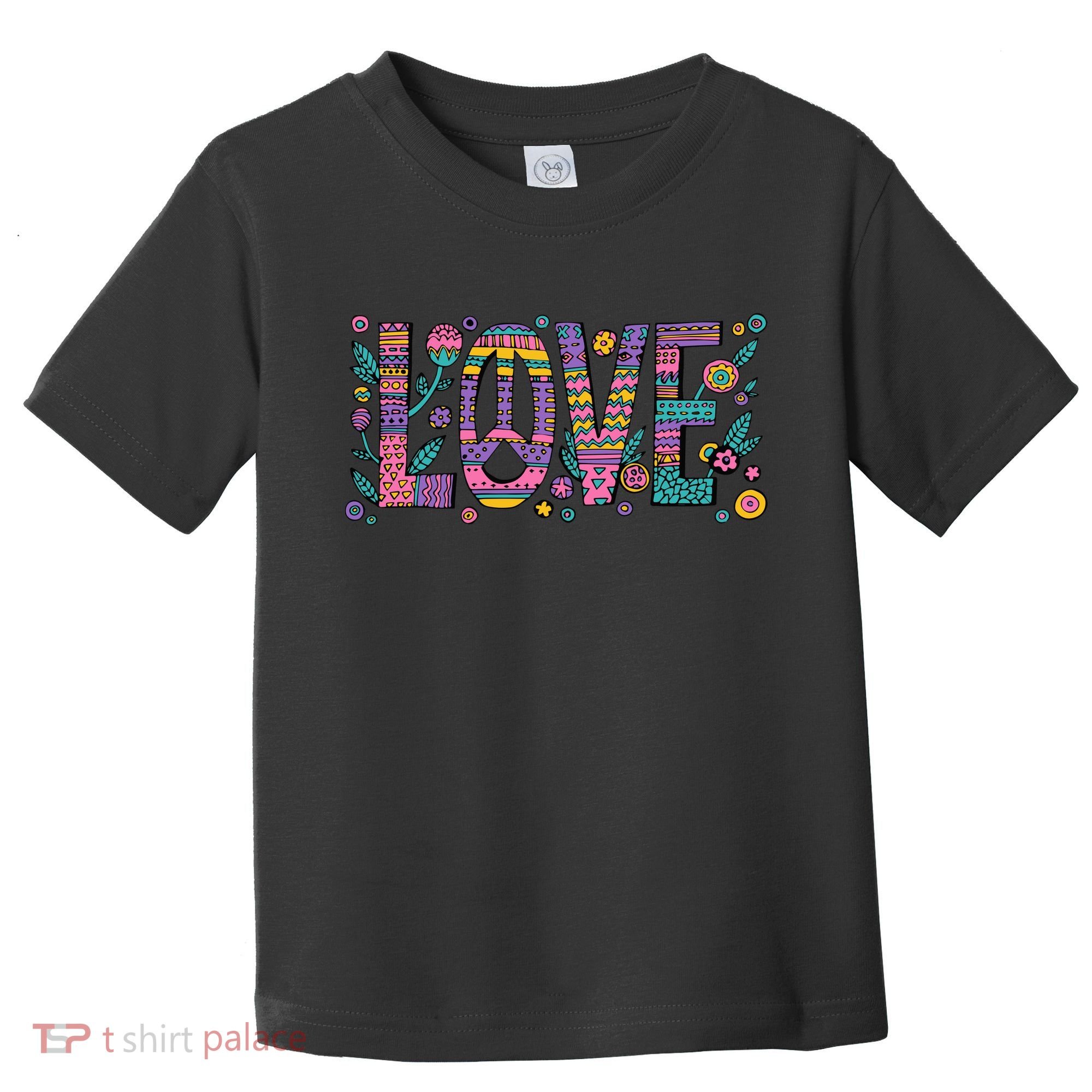 Love Crazy Wild Pattern Toddler T-Shirt
