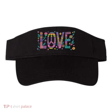 Love Crazy Wild Pattern Visor