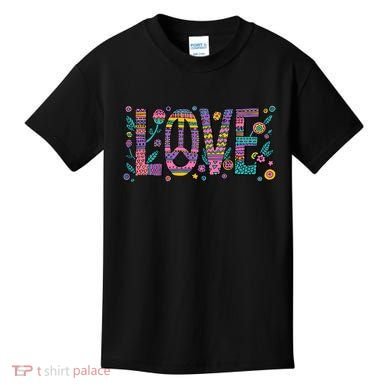 Love Crazy Wild Pattern Kids T-Shirt