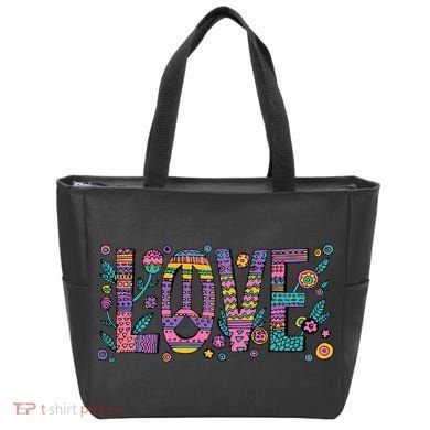 Love Crazy Wild Pattern Bag
