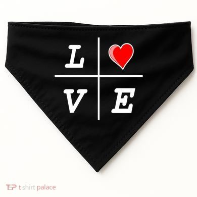 Love Cross Classic  Logo USA-Made Doggie Bandana