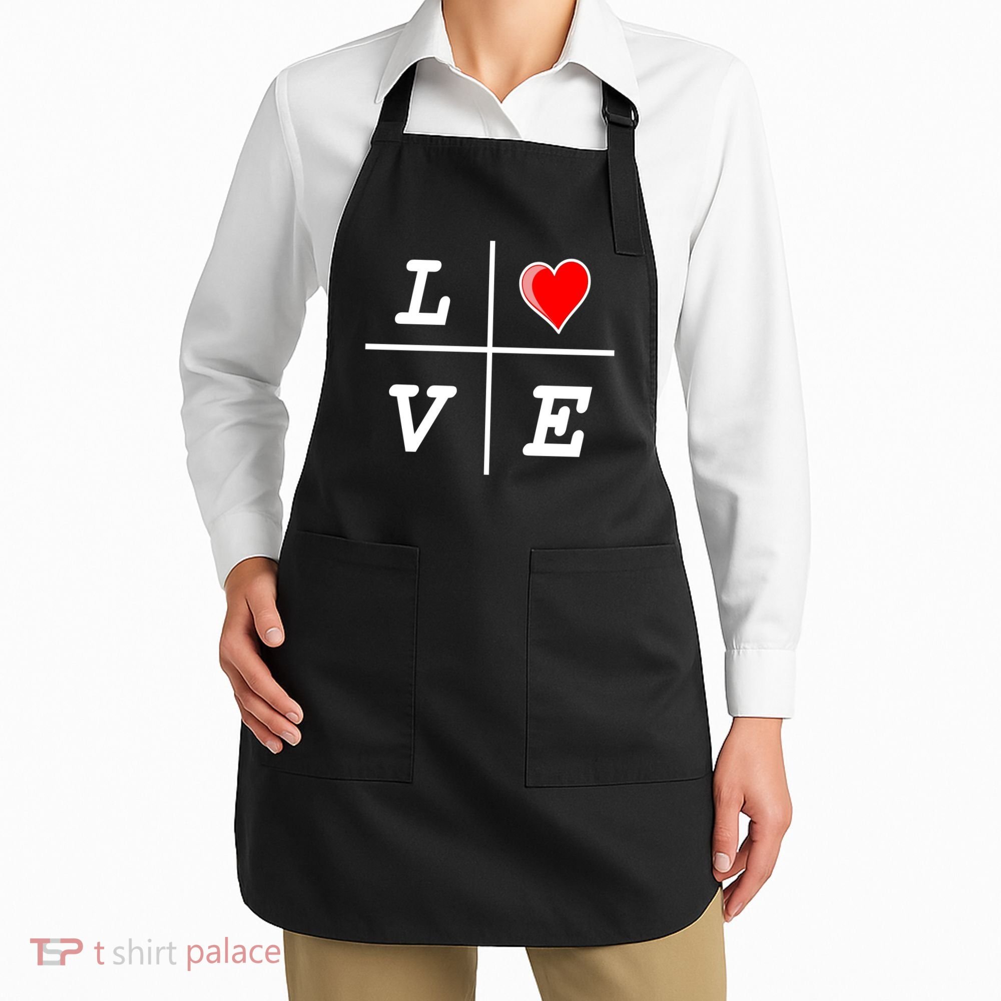 Love Cross Classic  Logo Apron