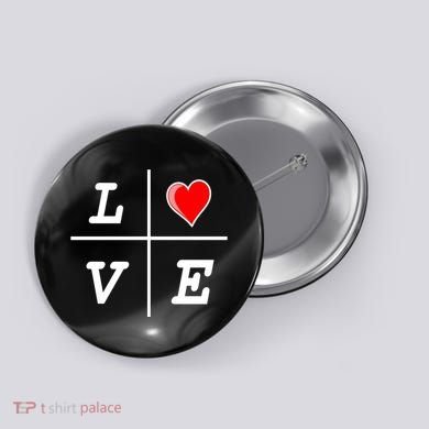 Love Cross Classic  Logo Button