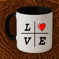 Love Cross Classic  Logo Coffee Mug thumb 2