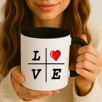 Love Cross Classic  Logo Coffee Mug thumb 3