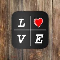 Love Cross Classic  Logo Coaster thumb 0