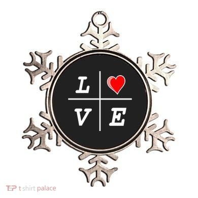Love Cross Classic  Logo Ornament