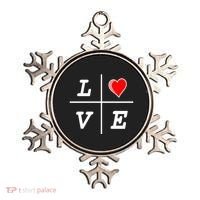 Love Cross Classic  Logo Ornament thumb 0