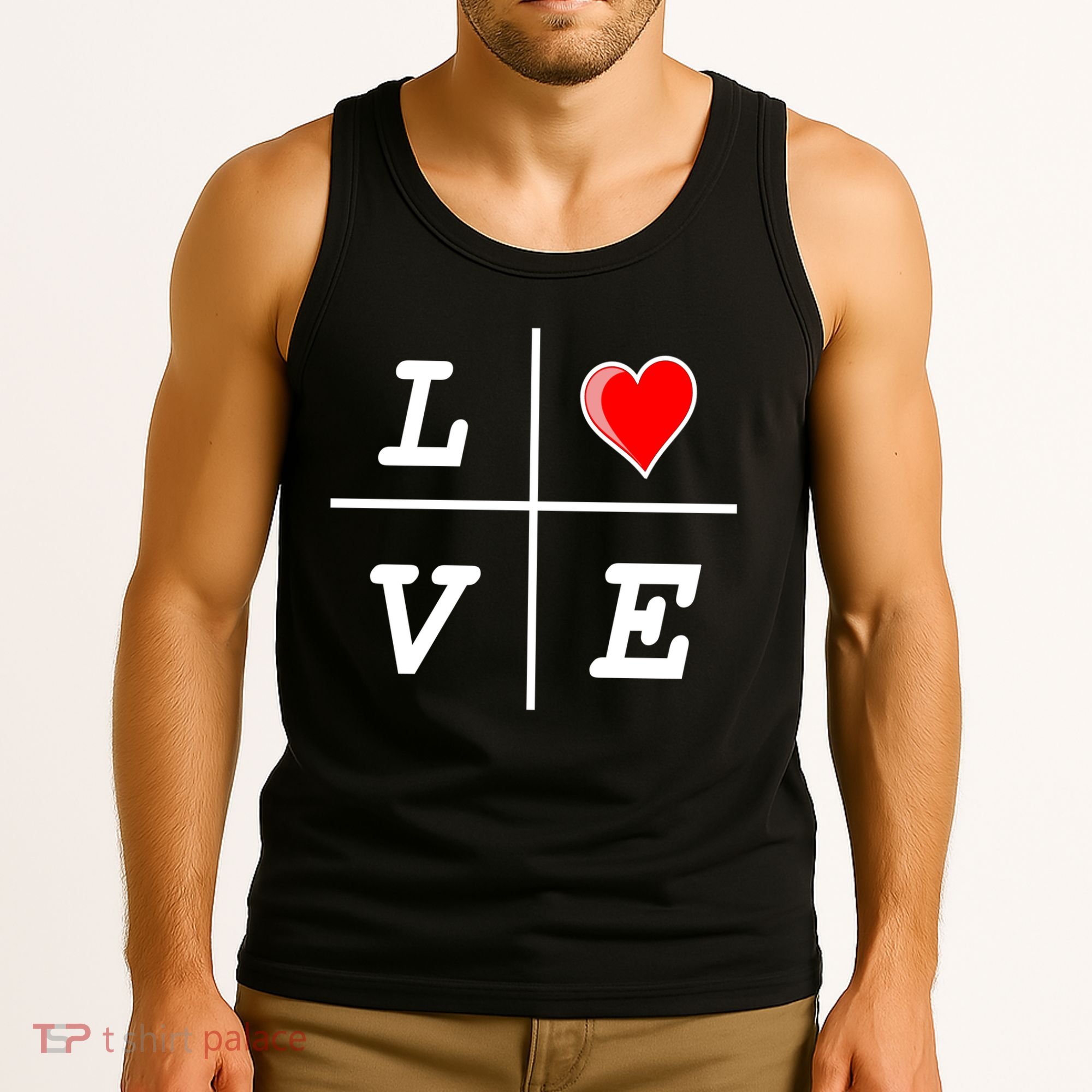 Love Cross Classic  Logo Tank Top