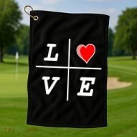 Love Cross Classic  Logo Golf Towel thumb 1