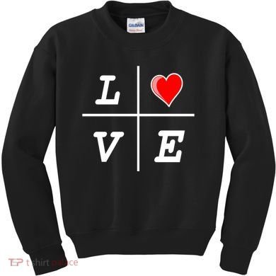 Love Cross Classic  Logo Kids Sweatshirt