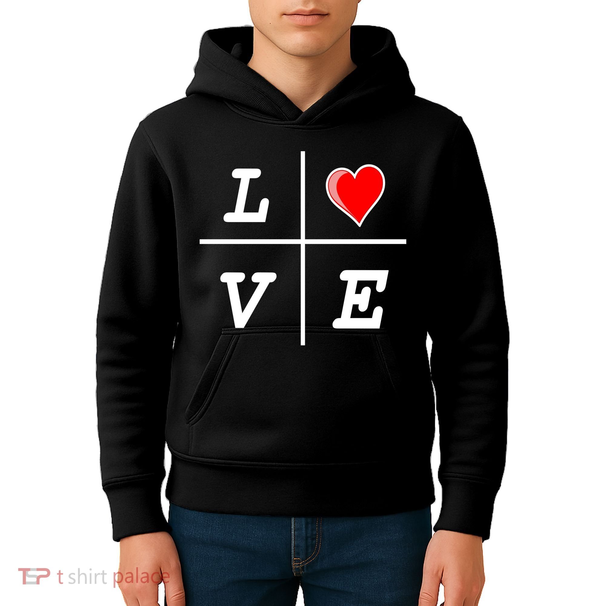 Love Cross Classic  Logo Kids Hoodie