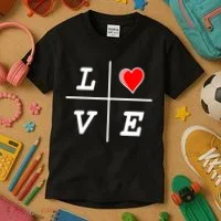 Love Cross Classic  Logo Kids T-Shirt thumb 3
