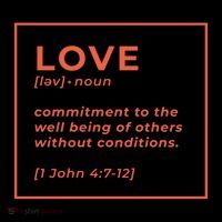 Love Definition John 4:7-12 Women's Hoodie thumb 2