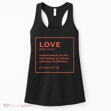Love Definition John 4:7-12 Women's Tank Top