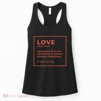 Love Definition John 4:7-12 Women's Tank Top thumb 0