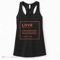 Love Definition John 4:7-12 Women's Tank Top thumb 0