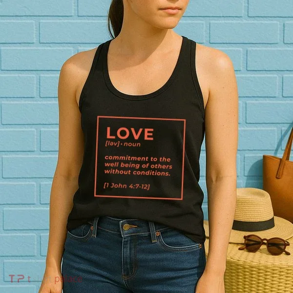 Love Definition John 4:7-12 Women's Tank Top