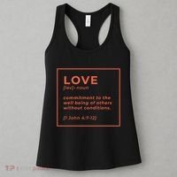 Love Definition John 4:7-12 Women's Tank Top thumb 3