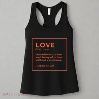Love Definition John 4:7-12 Women's Tank Top thumb 3